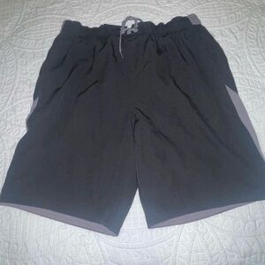 Nike Mens Swim Trunks Shorts Size Large Black Gray Mesh Lining See Pics For Meas